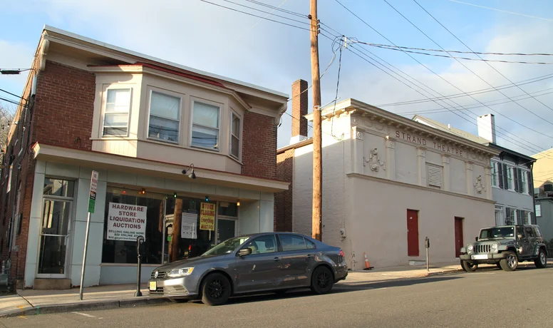 two low brick buildings side-by-side