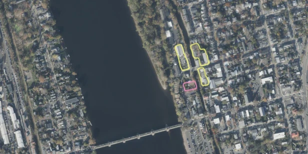 a map with lines around the properties that expected to be developed in the future