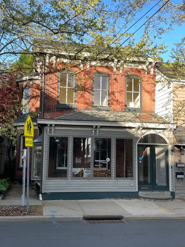 a brick house on Main street