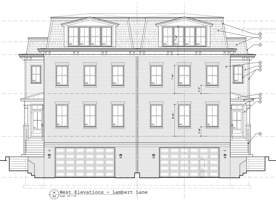 architechtural rendering of town home duplex