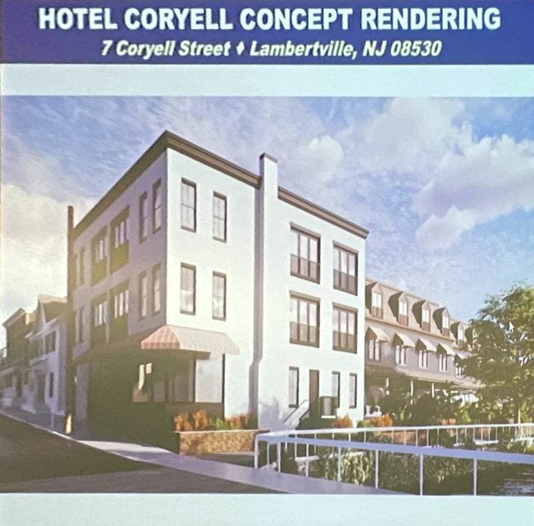 a slide rendering of Hotel Coryell