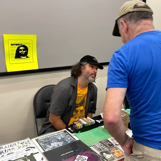 T talking with a customer